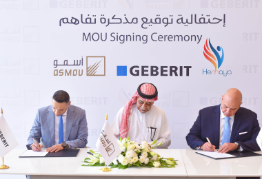 Asmou Real Estate Development, Geberit International Sales & Hemaya sign MOU to support Vision 2030